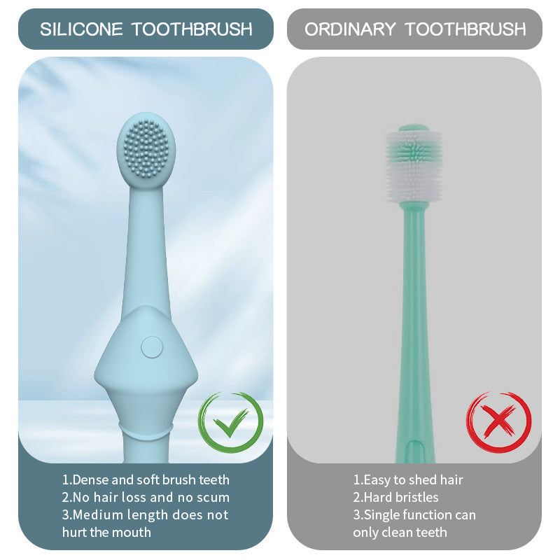 Pet Silicone Toothbrush and Finger tooth cleaner