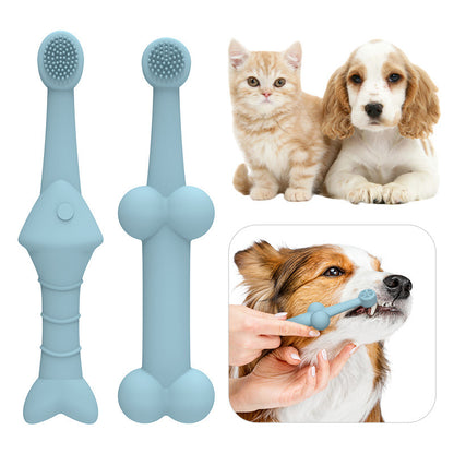 Pet Silicone Toothbrush and Finger tooth cleaner